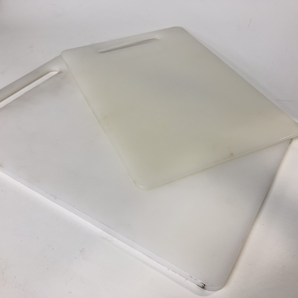 CHOPPING BOARD, White Plastic 